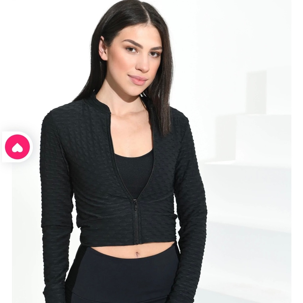 Cropped track jacket